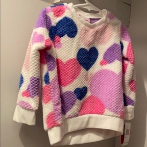 3T soft heart sweater